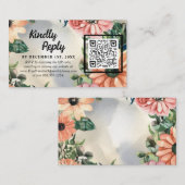 セレーネガーデンリース：パステルフローラエレガンス エンクロージャーカード (正面/裏面)