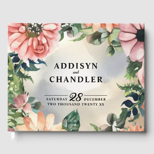 セレーネガーデンリース:パステルフローラエレガンス ゲストブック (正面)