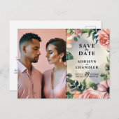 セレーネガーデンリース：パステルフローラエレガンス シーズンポストカード (正面/裏面)