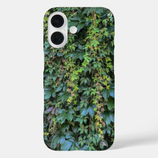 セレーネグリーンアイビーウォールつるズつる植物プラント離れ iPhone 16ケース