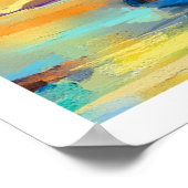 セレーネサンセットシルボートアート ポスター (角)