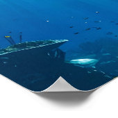 セレーネサンライトコーラルリーフポスター ポスター (角)