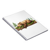 セレーネスリーピングベアーウッドランド自然ジャーナル ノートブック (右側)