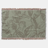 セレーネセージグリーン | 植物学はっきりしたの記述リーフィ スローブランケット (正面)