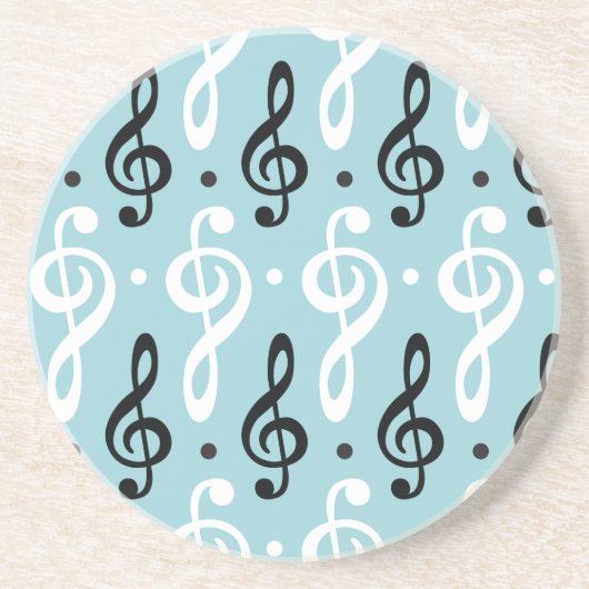 セレーネメロディーズトレブルクレフ、 音符記号 コースター (正面)