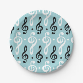 セレーネメロディーズトレブルクレフ、 音符記号 ペーパープレート