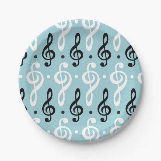 セレーネメロディーズトレブルクレフ、 音符記号 ペーパープレート (正面)