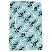 セレーネメロディーズトレブルクレフ、 音符記号 ミディアムペーパーバッグ (正面)