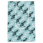 セレーネメロディーズトレブルクレフ、 音符記号 ミディアムペーパーバッグ (裏面)