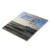 セレーネ・ジョン11:25聖なる書物、 経典デザイン タイル (側面)