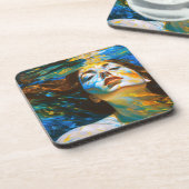 "セレーネ" – 水中の女性 コースター (左側)