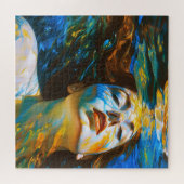 "セレーネ" – 水中の女性 ジグソーパズル (横)