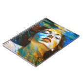 "セレーネ" – 水中の女性 ノートブック (左側)