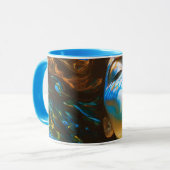 "セレーネ" – 水中の女性 マグカップ (正面左)