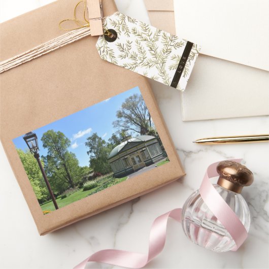 セレーンバララットボタニカルガーデンズ 長方形シール (ギフト)