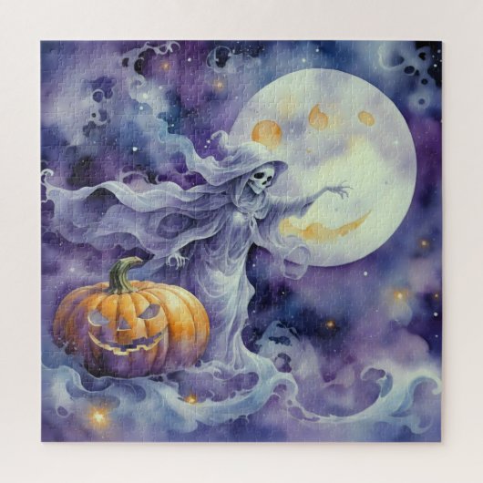 セレ不気味ナーデ：カボチャとファントム ジグソーパズル (縦)