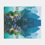 セレ包まれたニティ – カルストリバーバレーブランケット フリースブランケット (正面(横))