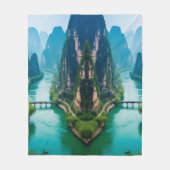 セレ包まれたニティ – カルストリバーバレーブランケット フリースブランケット (正面)