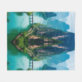 セレ包まれたニティ – カルストリバーバレーブランケット フリースブランケット (正面(横))