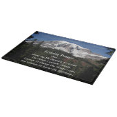 セレ感動的ニティ祈りの言葉山レイニア カッティングボード (角)