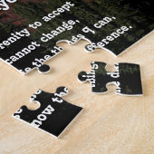 セレ感動的ニティ祈りの言葉山レイニア ジグソーパズル (側面)