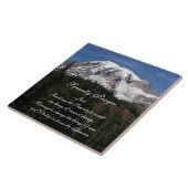 セレ感動的ニティ祈りの言葉山レイニア タイル (側面)