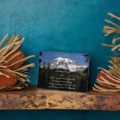 セレ感動的ニティ祈りの言葉山レイニア フォトプラーク (側面)