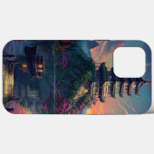 セレ澄んネパゴダ&自然デシ付き電話ケース Case-Mate iPhoneケース (裏面 (横))