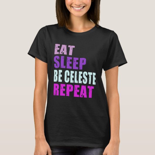 セレ食べステスリープBe Repeateste Tシャツ (正面)