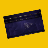 セロイウスダークブルーエレガントプロフェッショナルプレミアム 名刺