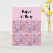 セロカラフルス誕生日 カード (黄色い花)