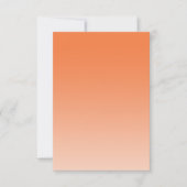 セロシアオレンジトゥインクルライトRSVP 出欠カード (正面)