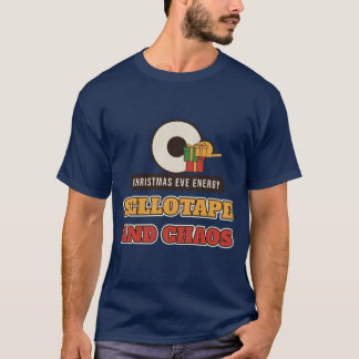 セロテープとカオス (クリスマス・イブのエネルギー) Tシャツ