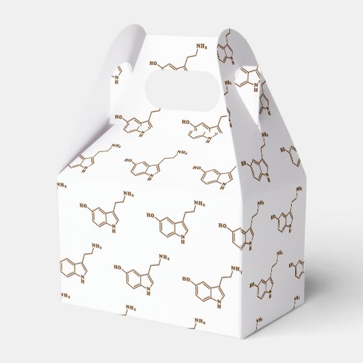 セロトニン分子化学式 フェイバーボックス (裏面サイド)