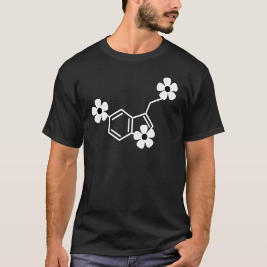 セロトニン分子学校心理学者特別編 Tシャツ (正面)