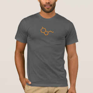 セロトニン分子-幸福 Tシャツ