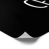 セロリおもしろいー – ベギーセロリープンダークBG ポスター (角)