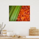 セロリとニンジンのポスター ポスター (キッチン)