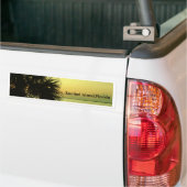 セロリのシルエット バンパーステッカー (トラック上)