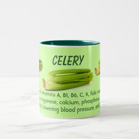 セロリのマグ ツートーンマグカップ (中央)