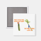 セロリの茎とかわいらしエンドウ マグネット (正面/裏面)