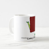 セロリの茎 コーヒーマグカップ (正面左)