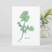 セロリの葉 招待状 (スタンド正面)