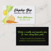 セロリキャロットレモン果実野菜ビジネスca... 名刺 (正面/裏面)