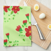 セロリーグリーン キッチンタオル (四つ折り)