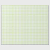 セロリーグリーン |ホワイトギンガムラッピング紙 ラッピングペーパー (フラット)