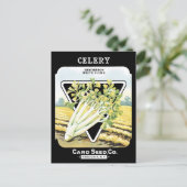 セロリーシードパケットヴィンテージ野菜フレドニアNY ポストカード (スタンド正面)