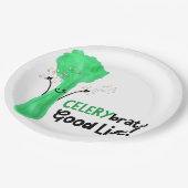 セロリ前向きー·パン:セレリアの良い生活 ペーパープレート (アングル)