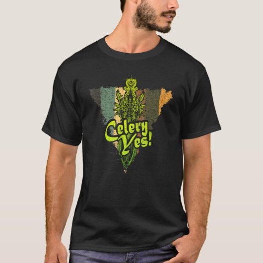 セロリ好き野菜ガーデナー Tシャツ (正面)