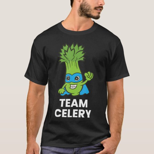 セロリ野菜愛好家チーム セロリ Tシャツ (正面)